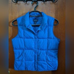 Lands' End Vibrant Blue Quilted Vest